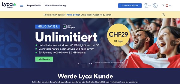 Lycamobile: Prepaid-SIM-Karte und Aufladungen im Jahr 2024}